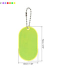 18 Pack Reflective Safety Pendants For Backpacks Keychains And Gear Multicolor Reflectors For Night Cycling Running Walking And Wheelchairs See And Be Seen Ready To Boost Visibility And Safety, single pendant with chain
