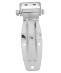 Heavy Duty Stainless Steel Exterior Door Hinge For Trucks And Trailers Rear Door Replacement 8 By 3.8 By 1 Inch With Smooth Operation Built To Last For Long Haul And Marine Grade Durability, front view