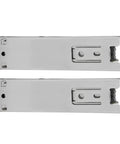 Two Pack 5 Inch Mini Drawer Slides With Full Extension And Ball Bearing Side Mount Rails For Smooth Quiet Drawer Operation Undermount Friendly Easy Install Ideal For DIY Home Upgrades And Multi Drawer Projects, zinc-plated steel