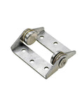 High torque damping hinge, 304 stainless steel, adjustable, mounting plate with screw holes, 1 piece