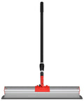 Front view of Extendable Drywall Skimming Blade Handle 38.5-63 Inches Pro Grade Anodized Aluminum Quick Release Design