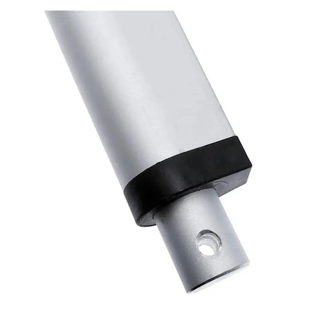 Close-up of Heavy Duty Electric Linear Actuator 12V 24V DC Motor end fitting, showing smooth metallic finish and durable design.
