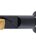 Three Eighths Inch 90 Degree Square Shoulder Indexable End Mill With Ten APKT11T308 Inserts One Flute Half Inch Shank