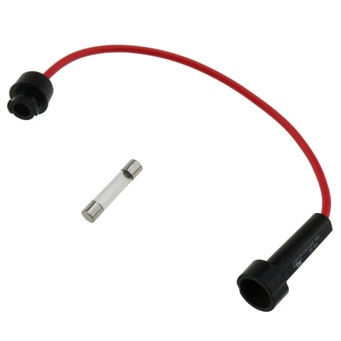 Dead Simple Heavy Duty 6 Circuit Inline Fuse Holder Box With Rock Solid Bakelite Block and 6X30MM 1A Glass Fuse Set component