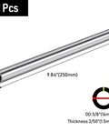 Eoiips 5/8 in OD 304 stainless steel tube, seamless round metal pipe, 9.8 in long, 1 piece