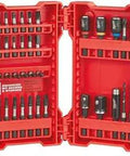 Open 40 Piece Shockwave Drill And Drive Set With Heavy Duty Bits And Driver Extensions For Impact Quick Change And Precision Drilling