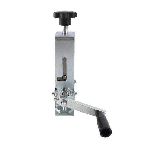 Heavy Duty Drill Powered Wire Stripper Rock Solid Adjustable Electric Cable Stripping Tool with manual crank and lever.