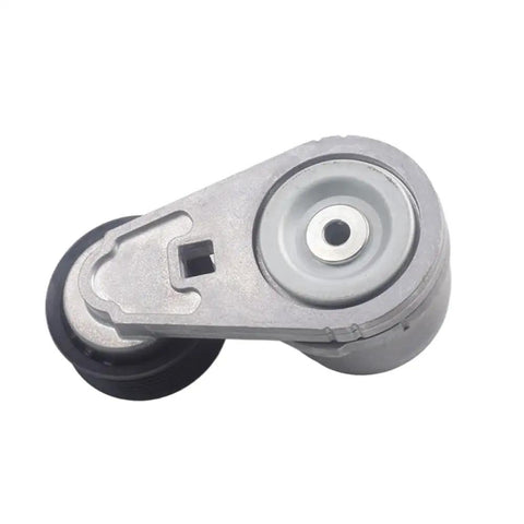 Premium Belt Tensioner Kit Compatible With Chevy Silverado 2500 HD Fits 90K 38172 Exactly To Replace Parts Instantly And Restore Squealing Free Operation Inside Your Engine Bay Improving Durability Significantly So You Can Trust Your Truck. silver belt tensioner with black pulley