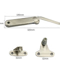 Built Tough Hydraulic Kitchen Cabinet Hinge With Soft Close Lift Assist Random Stop Support Rod And Air Spring Silent Buffer