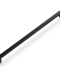 Solid Core Kitchen Cabinet Pulls And Handles In Matte Black From Skylight Collection 12 Inch Hole Center Heavy Duty Metal Cabinet Hardware