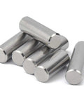 Rock Solid 304 Stainless Steel Dowel Pins 10 Pack Dead Nuts Precision Alignment Hardware For Woodworking Machine Shops And Mechanical Assembly Heavy Duty Tooling 8 X 14 Millimeter Tight Fit Guaranteed, group of six dowel pins.
