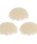 These 3 Inch Wool Buffing Pads Lock Right Onto Your Buffer In Seconds, Soft Polishing Pads For Car Detailing And Furniture Refinishing, Dense Scrubbing Wheels Built To Crush Tough Marks And Serve Up That Pristine Paint Job Zero Hassle, set of three pads.