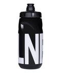 Leak Resistant Squeeze Lid Water Bottle For Biking And Hiking, black design with wide mouth and silicone spout, 620ml capacity.