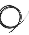 Fiber Optic Sensor Probe Cable 1 Meter Long With Gasket Nut Light Sense Diffuse Reflective Digital Fiber Optic M6 Probe, coiled view.