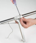 Installing All In One Weather Meter Kit For DIY Weather Station With Analog Wind Vane and RJ11 Cables on a metal stand