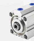 80mm Bore 25mm Stroke Sealed Thin Air Cylinder For Pneumatic And Hydraulic Systems Aluminum Alloy Body Lightweight Yet Tough As Nails Actuator