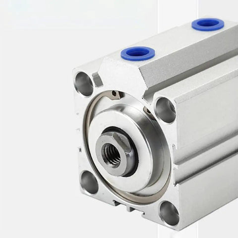 80mm Bore 25mm Stroke Sealed Thin Air Cylinder For Pneumatic And Hydraulic Systems Aluminum Alloy Body Lightweight Yet Tough As Nails Actuator