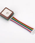 Ultra Low Power GNSS GPS Module For IoT Gear 2.8V To 4.3V, 18mA with attached multicolor cables, ideal for asset trackers