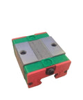One Piece Linear Guide Slider Carriage Kit For Smooth Precise Motion, Built To Last Workhorse Quality Heavy Duty Linear Motion Block, Series Compatible, Effortless Rail Movement For Industrial Automation. Linear guide carriage block with metal body and rail mount