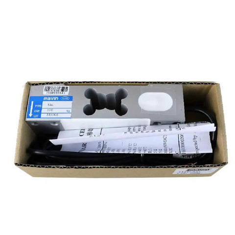 Heavy Duty Single Point Beam Load Cell For Platform Scales 100Kg Capacity Compression Sensor 150mm x 45mm x 40mm Size 5 To 12V DC Excitation 2mV Per V Output IP66 And IP67 Protection Ideal For Small Scales, boxed