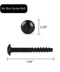 Ten Pack Heavy Duty Air Filter Box Screws And Bolts Compatible With Jaguar Range Rover Chevy GM VW Replacement Engine Bay Hardware, 0.38" head and 1.44" length screw bolt.
