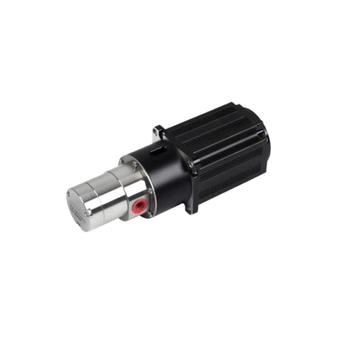 150W Brushless Motor 316L Stainless Steel Metering Water Gear Pump for inkjet inks and coffee machines, side view
