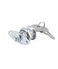 Stainless Steel Cam Lock Replacement With 2 Keys for secure storage on file cabinets and mailboxes, heavy duty office use