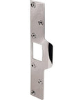 Maximum Security Latch Strike For Doors One And One Quarter Inch By Seven And Seven Eighths Inch Steel Chrome Plated Heavy Duty Door Security Upgrade
