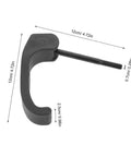 Ergonomic Keyboard Stand Height Adjustment Knob Replacement For Electronic Pianos Heavy Duty Anti Slip Handle Universal Rack Support Smooth Tilt And Elevation Control Quick Install Spare Part, black 12cm