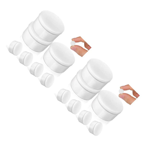 Mini Swivel Base Bearings 100 Pcs For DIY Projects, Rotating Craft Bearings For Windmill Dolls, Hair Clips And Jewelry Making, Ball Bearings For Pro Grade Handmade Art Creations And Craft Projects, white plastic and iron, 13x13x7 mm