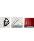 Mini Electric Belt Sander Desktop Grinder With Tough As Nails Heavy Duty Frame For Diy Woodworking Edge Sharpening And Slick Metal Polishing Home Shop Essentials - close-up of the sander and metal tools.