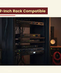 2 Piece 1U Vented Server Rack Shelf With Cantilever And Wall Mount For Universal Cabinet Installations in 19-inch rack