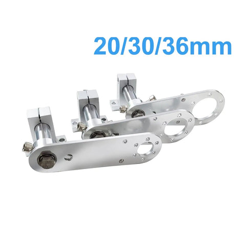 Encoder Mounting Bracket Pro Kit For Fixed And Movable Frames With Sliding Aperture 20 30 36mm Heavy Duty Aluminum Alloy Build