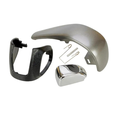 Upgrade Your Ride With This Premium Gear Shifter Knob Handle Repair Kit Set For Chevy Sonic And Trax Models Plus Compatible With Part Numbers That Lock In Tight 42539736 95393161 Plastic Build Ensures Smooth Shifting And Rock Solid Performance Every. Black and silver plastic gear shifter knob repair kit with clips for Chevy Sonic and Trax