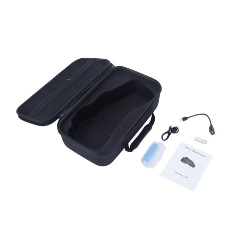 Road Ready CCS To CHAdeMO EV Fast Charging Adapter DC 1000V 250A included in a black carrying case with accessories.