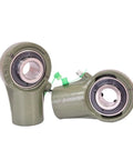 CNC Suspension Outer Spherical Bearing Housing For UCHA204 HA205 HA206 HA207 HA208 UCHA207 in green aluminum