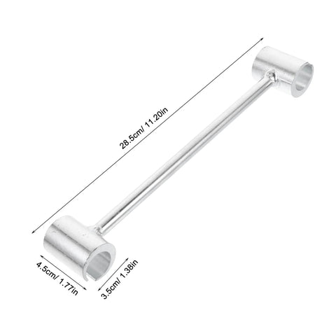 Door Hinge Gap Adjuster Kit for Precise Alignment and Easy Repair Universal Hinge Fix Tool Set with Heavy Duty Wrench shown.