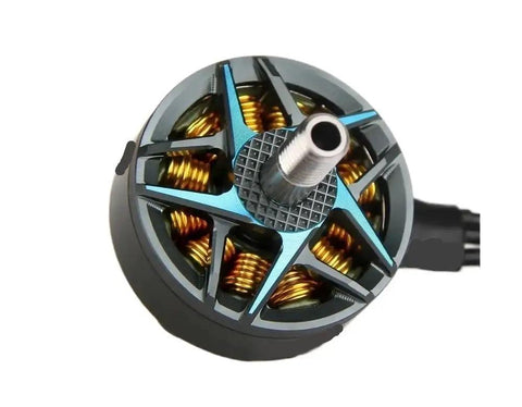 High Performance Brushless Drone Motor For FPV Racing Drones 1750KV 1950KV 2550KV Fits 4 To 6S, gray finish close-up view