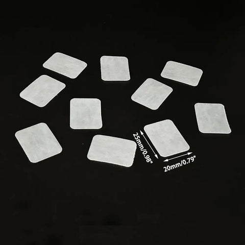 Image of 20Pcs RC Plane Hinge Folding Leaf Paper Hinges 25x20mm Aileron Tail Wing Connectors for DIY Model Aircraft.