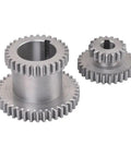 Smooth As Butter Heavy Duty High Low Gear Kit For Mini Lathes 7X12 And 7X14 Machines with precision hardened steel gears.