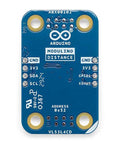 Time Of Flight Proximity Sensor Module For Microcontroller Projects Plug And Play Qwiic Compatible Distance Sensor With Accurate Non Contact Measurements For Robotics And DIY Electronics, blue PCB