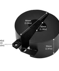 Door Handle Lockout Device For Home Security And Kidproofing, Easy Install Stainless Steel Lock Covers dimensions diagram
