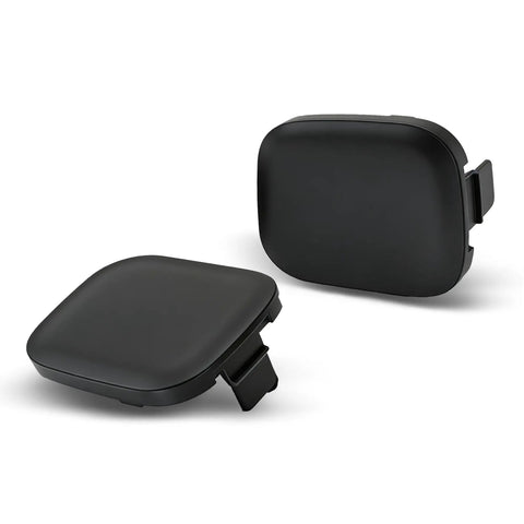 Front Bumper Tow Hook Eye Cap Covers Left And Right Replacement For Prius 2010 2011 2012 Easy Install No Tools Needed ABS Plastic