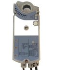 Rotary Air Damper Actuator That Runs Slick With Sweet 35 Nm Torque And Crisp Three Position Control For Zero Fuss Maintenance Plus Rock Solid Medium Pressure Performance Year Round. Image shows actuator with adjustment dial and connections.