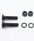 Two Pack M12 Spare Tire Wheel Mounting Bolts Nuts And Washers Kit For Utility Cargo Trailers With Vibration Resistant Lock Nuts