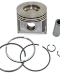 Piston And Rings Replacement Kit For Kubota Engines Replaces Part 1J751-21111 With Exact Specs For Heavy Duty Construction Equipment And Supremely Reliable Compression And Combustion Performance, silver piston rings set