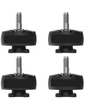 Four 2207 2750KV and 1750KV brushless motors for 4 to 6S drones with 5mm titanium alloy shaft visible in top view.