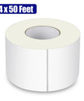 RV Roof Tape 4 Inch By 50 Feet Weatherproof Sealant Tape For RV Repair And Camper Roof Sealing UV Resistant White Butyl Sealant Tape For Windows Boats Trailers And Trucks Easy Install To Stop Leaks roll