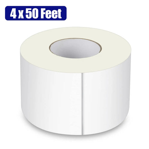 RV Roof Tape 4 Inch By 50 Feet Weatherproof Sealant Tape For RV Repair And Camper Roof Sealing UV Resistant White Butyl Sealant Tape For Windows Boats Trailers And Trucks Easy Install To Stop Leaks roll