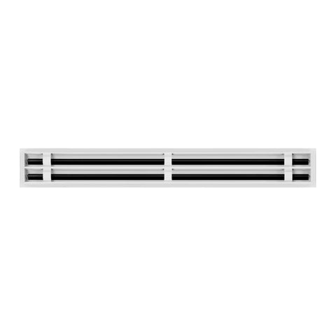 Dope 30x4 White Modern AC Vent Cover Decorative Air Vent Grille for Ceiling Walls and Floors Standard Linear Slot Diffuser